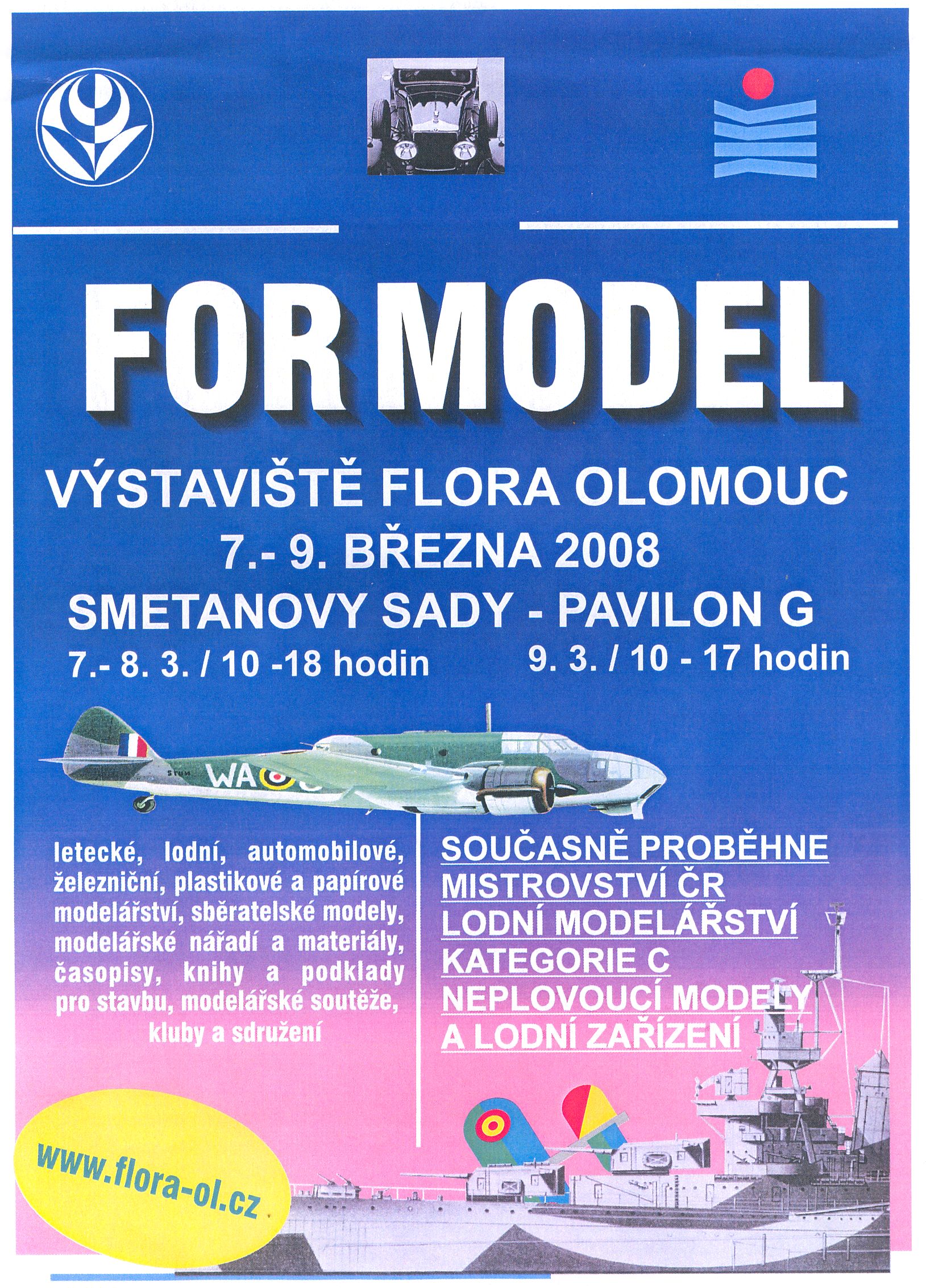 Výstava For Model - Olomouc 2008